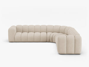 Large Modular Corner Sofa with Rounded Design & Deep Seating W309