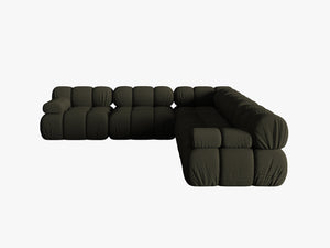 Modular Corner Sofa with Rounded Design & Medium-Soft Comfort W282