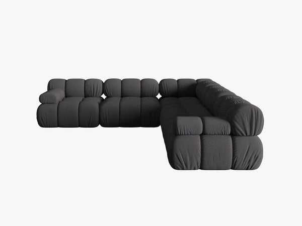 Modular Corner Sofa with Rounded Design & Medium-Soft Comfort W282
