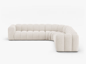Large Modular Corner Sofa with Rounded Design & Deep Seating W309