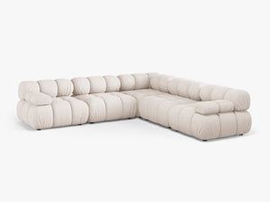 Modular Corner Sofa with Rounded Design & Medium-Soft Comfort W282
