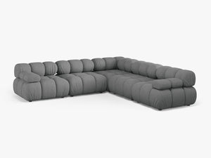 Modular Corner Sofa with Rounded Design & Medium-Soft Comfort W282