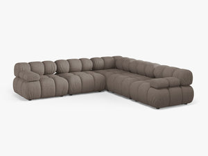 Modular Corner Sofa with Rounded Design & Medium-Soft Comfort W282