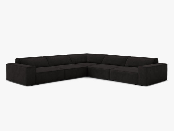 Symmetrical Corner Sofa with Modular Design & Medium-Soft Comfort W283