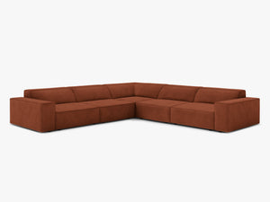 Symmetrical Corner Sofa with Modular Design & Medium-Soft Comfort W283