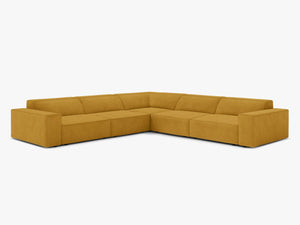 Symmetrical Corner Sofa with Modular Design & Medium-Soft Comfort W283