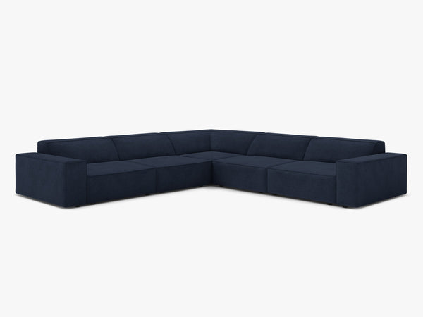 Symmetrical Corner Sofa with Modular Design & Medium-Soft Comfort W283