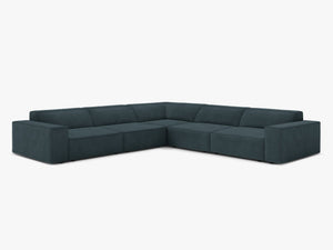 Symmetrical Corner Sofa with Modular Design & Medium-Soft Comfort W283