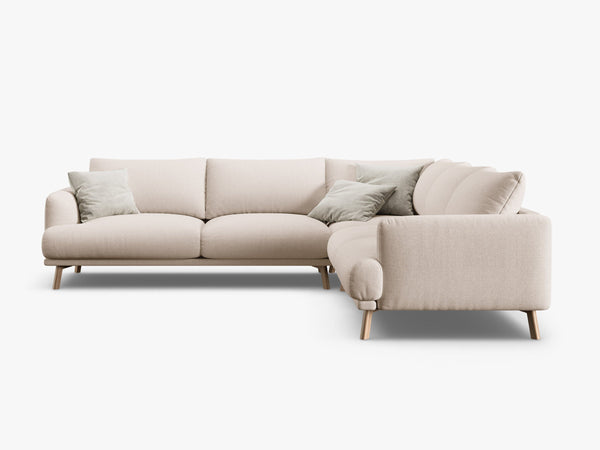 Symmetrical Corner Sofa – Modern Minimalist Deep Seating Couch W280