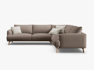 Symmetrical Corner Sofa – Modern Minimalist Deep Seating Couch W280