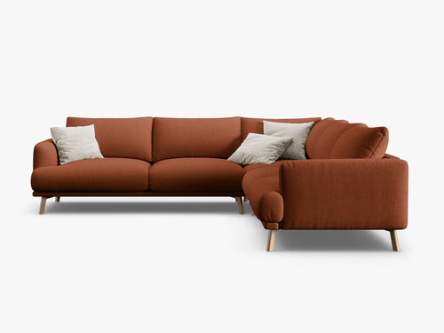 Symmetrical Corner Sofa – Modern Minimalist Deep Seating Couch W280