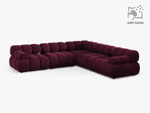 Modular Corner Sofa with Rounded Design & Medium-Soft Comfort W282
