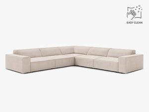 Symmetrical Corner Sofa with Modular Design & Medium-Soft Comfort W283