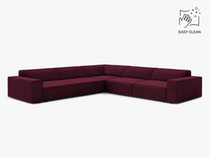 Symmetrical Corner Sofa with Modular Design & Medium-Soft Comfort W283