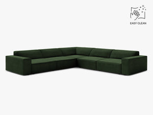 Symmetrical Corner Sofa with Modular Design & Medium-Soft Comfort W283