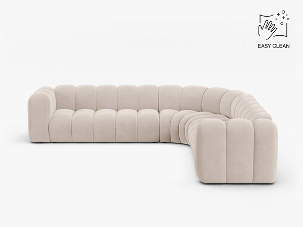 Large Modular Corner Sofa with Rounded Design & Deep Seating W309