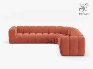 Large Modular Corner Sofa with Rounded Design & Deep Seating W309