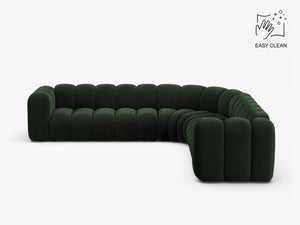 Large Modular Corner Sofa with Rounded Design & Deep Seating W309