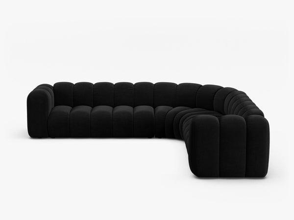 Large Modular Corner Sofa with Rounded Design & Deep Seating W309