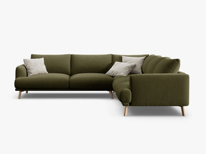 Symmetrical Corner Sofa – Modern Minimalist Deep Seating Couch W280