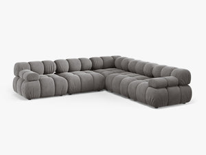 Modular Corner Sofa with Rounded Design & Medium-Soft Comfort W282