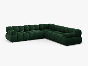 Modular Corner Sofa with Rounded Design & Medium-Soft Comfort W282