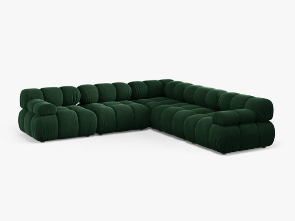 Modular Corner Sofa with Rounded Design & Medium-Soft Comfort W282
