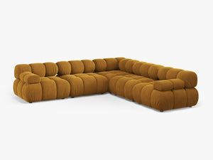 Modular Corner Sofa with Rounded Design & Medium-Soft Comfort W282