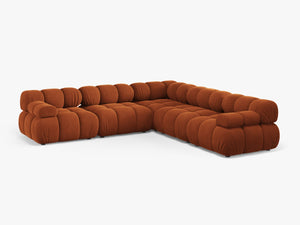 Modular Corner Sofa with Rounded Design & Medium-Soft Comfort W282