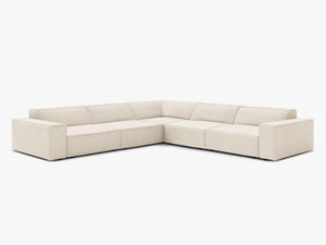 Symmetrical Corner Sofa with Modular Design & Medium-Soft Comfort W283