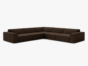 Symmetrical Corner Sofa with Modular Design & Medium-Soft Comfort W283