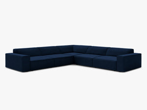 Symmetrical Corner Sofa with Modular Design & Medium-Soft Comfort W283