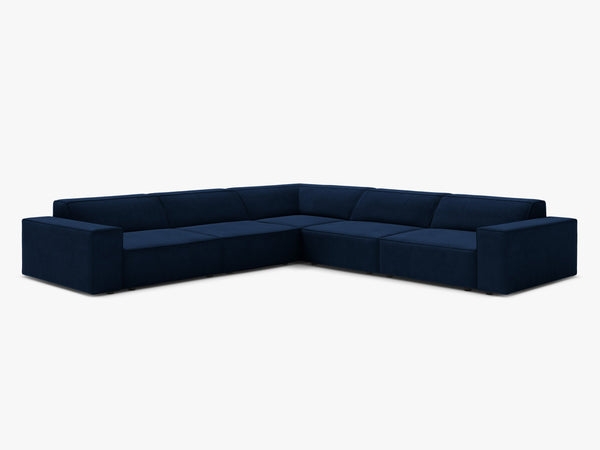 Symmetrical Corner Sofa with Modular Design & Medium-Soft Comfort W283