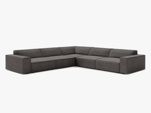 Symmetrical Corner Sofa with Modular Design & Medium-Soft Comfort W283