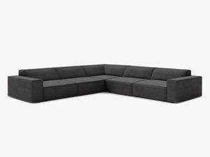 Symmetrical Corner Sofa with Modular Design & Medium-Soft Comfort W283