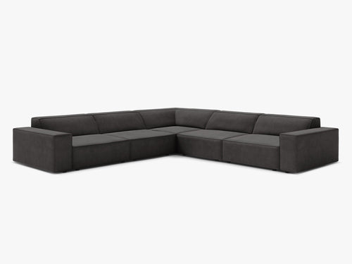 Symmetrical Corner Sofa with Modular Design & Medium-Soft Comfort W283
