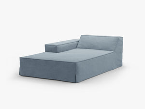 Ottoman Sofa Cover – Removable Linen-Effect Modular Slipcover L162