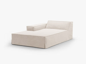 Ottoman Sofa Cover – Removable Linen-Effect Modular Slipcover L162