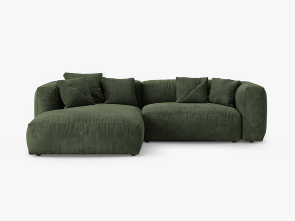 Modern Corner Sofa Bed with Soft Seating & PUMA Mechanism W280