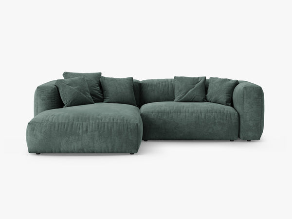 Modern Corner Sofa Bed with Soft Seating & PUMA Mechanism W280