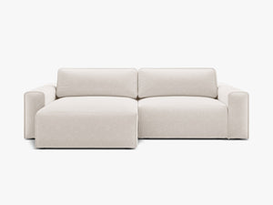 Corner Sofa Bed with Storage – Modern Convertible L-Shape Couch W246