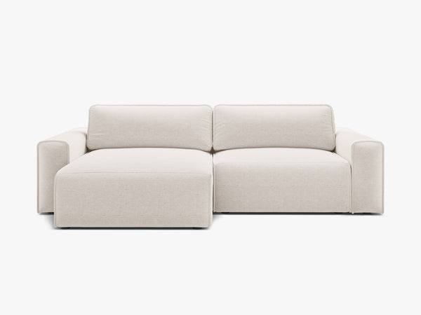 Corner Sofa Bed with Storage – Modern Convertible L-Shape Couch W246
