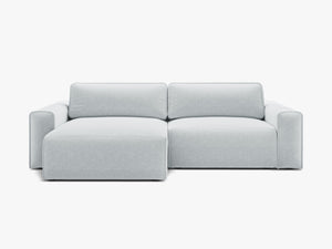 Corner Sofa Bed with Storage – Modern Convertible L-Shape Couch W246