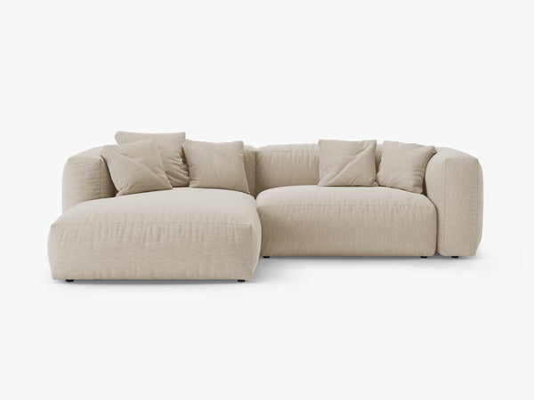 Modern Corner Sofa Bed with Soft Seating & PUMA Mechanism W280