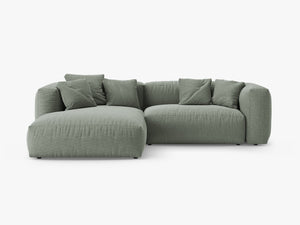 Modern Corner Sofa Bed with Soft Seating & PUMA Mechanism W280