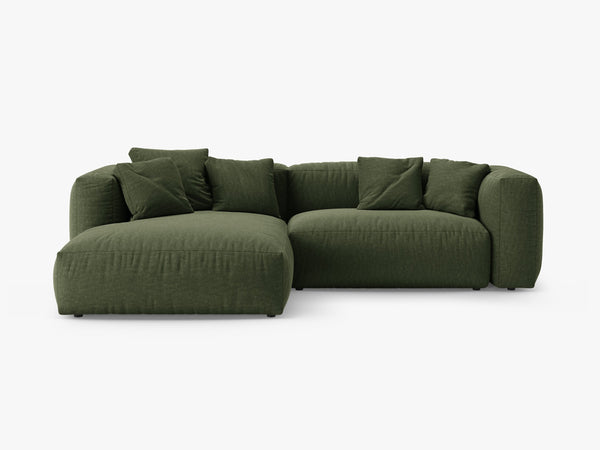 Modern Corner Sofa Bed with Soft Seating & PUMA Mechanism W280