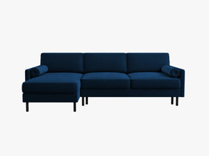 Convertible Corner Sofa Bed with Storage & Classic Design W212