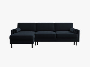 Convertible Corner Sofa Bed with Storage & Classic Design W212