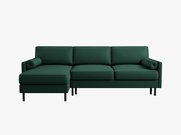 Convertible Corner Sofa Bed with Storage & Classic Design W212