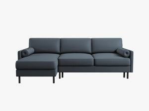 Convertible Corner Sofa Bed with Storage & Classic Design W212